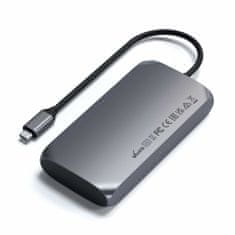 Satechi Multimediální adaptér USB-C M1, tmavě šedý