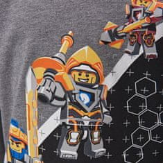 LEGO Wear TEO 801 - triko s dl. rukávem Nexo Knights, šedé, 128