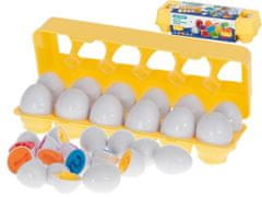 KIK Vzdělávací puzzle ve tvaru vajíčka, plast KX5964