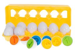 KIK Vzdělávací puzzle ve tvaru vajíčka, plast KX5964