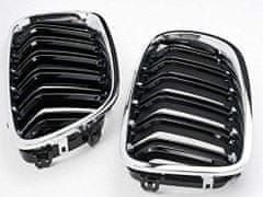 Protec  Přední maska BMW E60/61 2003-2010 černá chromová