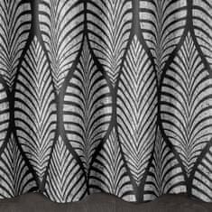 DESIGN 91 Zatemňovací závěs s kroužky - Eloisa, černobílý 140 x 250 cm, ZA-383697