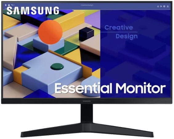 monitor Samsung S31C LS27C310EAUXEN kancelářský herní špičkový displej Full HD panel IPS LED úhlopříčka 27 palců zakřivený konektivita připojení HDMI D-Sub VGA doba odezvy 5 ms obnovovací frekvence 75 Hz Flicker-free AMD FreeSync premium