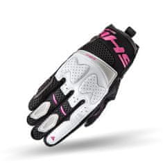 Shima Dámské rukavice na motorku Blaze černo-bílo-růžové Velikost: M