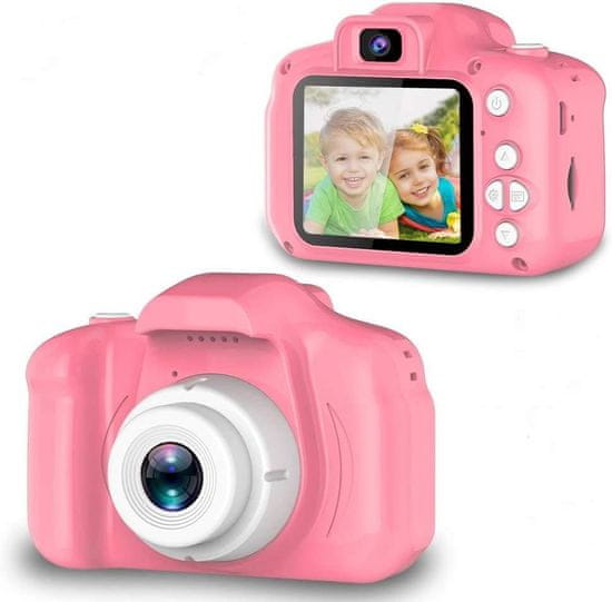 OEM Dětský digitální fotoaparát FullHD Forever X2 růžový