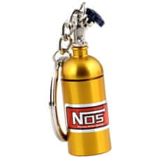 INNA Klíčenka přívěsek na nitro láhev hasicí přístroj NOS zlatá barva