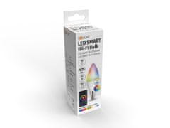 Solight  LED SMART WIFI žárovka C37 5W/E14/230V/RGB+CCT/400Lm/120°/Dim