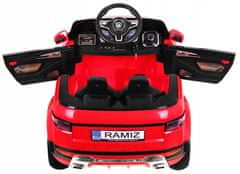 Moje Auto Autíčko Rapid Racer Elektrické Pro Děti Červené