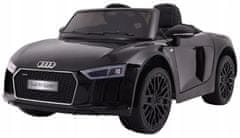 Moje Auto Audi R8 Spyder Na Baterie Lak Černá + Dálkové Ovládání