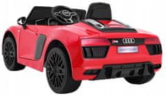 Moje Auto Audi R8 Spyder Na Baterie Červená + Dálkové Ovládání + Ev
