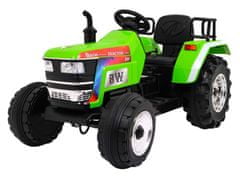 Moje Auto Traktor Blazin Bw Na Baterie Zelená + Dálkové Ovládání +