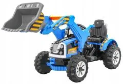 Moje Auto Buldozer Na Baterie Pro Děti Traktor Modrý