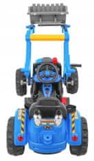 Moje Auto Buldozer Na Baterie Pro Děti Traktor Modrý