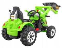 Moje Auto Dětský Buldozer Na Baterie Traktor Zelený