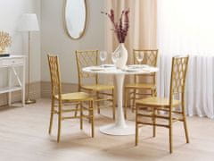 Beliani Sada 2 jídelních židlí zlaté CLARION