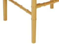 Beliani Sada 2 jídelních židlí zlaté CLARION