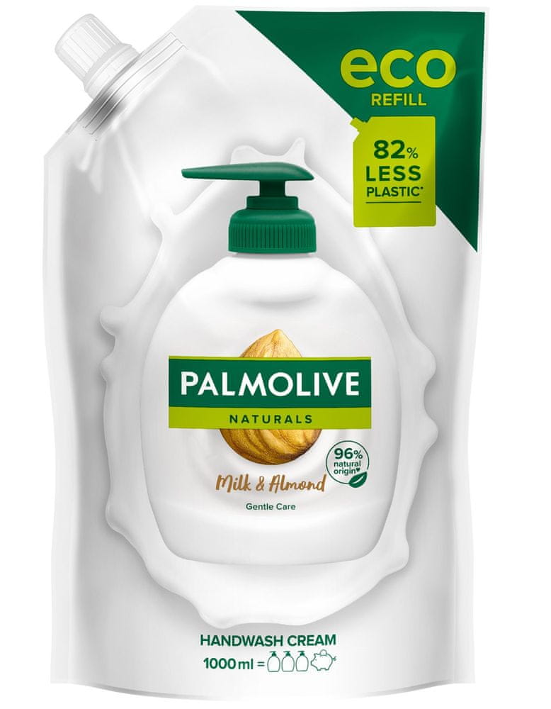 Levně Palmolive Naturals Almond Milk náhradní náplň tekuté mýdlo 1000 ml