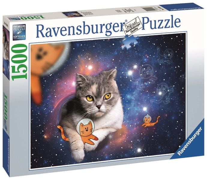 Levně Ravensburger Kočka ve vesmíru 1500 dílků