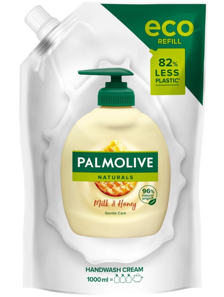 Levně Palmolive Naturals Milk & Honey náhradní náplň tekuté mýdlo 1000 ml