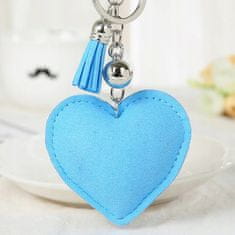 INNA Klíčenka srdce přívěšek přívěšek krystaly taška klíče modrá barva