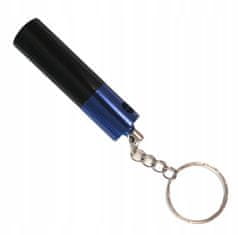 INNA Klíčenka přívěsek na klíče s klipem na baterie AA barva černá a modrá