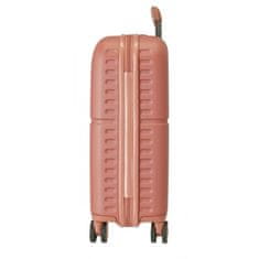 Joummabags Sada luxusních ABS cestovních kufrů 70cm/55cm PEPE JEANS HIGHLIGHT Terracota, 7689526