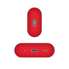 FIXED Ultratenké silikonové pouzdro Silky pro Apple AirPods Pro 2/Pro 2 (USB-C), červené