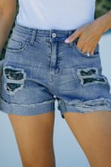 OMG! Dámské džínové kraťasy Kloen jeansová M