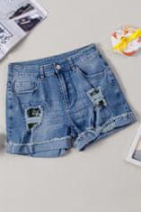 OMG! Dámské džínové kraťasy Kloen jeansová M