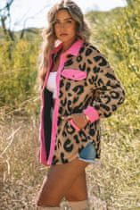 OMG! Dámská košilová bunda Biator leopard XXL
