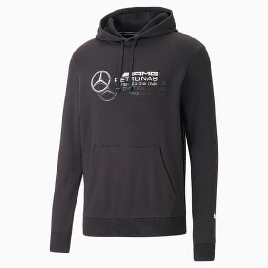 Mercedes-Benz mikina PUMA Motorsport černo-bílo-tyrkysová
