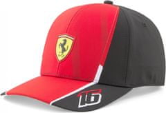 Ferrari kšiltovka CHARLES LECLERC 23 černo-žluto-bílo-červená