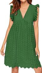 VIVVA® Pohodlné Letní šaty BELLACHIC Zelená L/XL