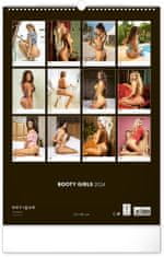 Presco Group Nástěnný kalendář Booty Girls 2024, 33 × 46 cm