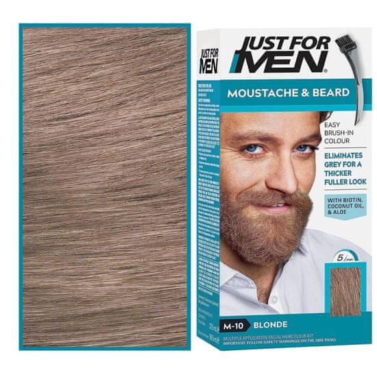 Just For Men Okamžitá redukce šedin Přirozený mladistvý vzhled M10 – odličovač vlasů pro muže,28g