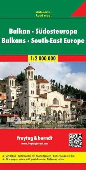 Freytag & Berndt AK 2003 Balkán - jihovýchodní Evropa 1:2 000 000 / automapa