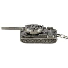 INNA Klíčenka přívěsek na klíče vojenský tank barva stříbrná