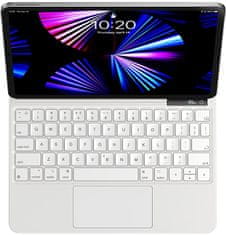 BASEUS pouzdro s klávesnicí Brilliance Series Pro pro Apple iPad 10.9" 2022, bílá (ARJK020002)
