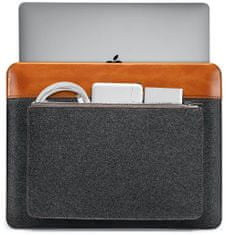 obal na notebook pro MacBook Pro / MacBook Air 13", šedá/hnědá