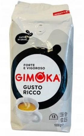 Gimoka Gusto Ricco zrnková káva 1 kg