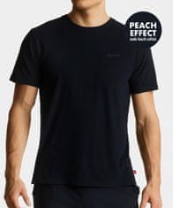ATLANTIC Pánské tričko s krátkým rukávem - černé Velikost: S