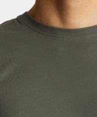 ATLANTIC Pánské tričko s krátkým rukávem - khaki Velikost: S