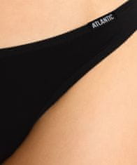 ATLANTIC Dámské kalhotky Mini 3Pack - černé Velikost: L