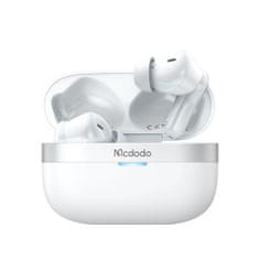 Mcdodo Bezdrátová sluchátka do uší Mcdodo s pouzdrem ENC, bílá HP-8040
