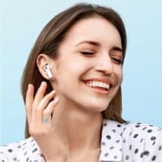 Mcdodo Bezdrátová sluchátka do uší Mcdodo s pouzdrem ENC, bílá HP-8040