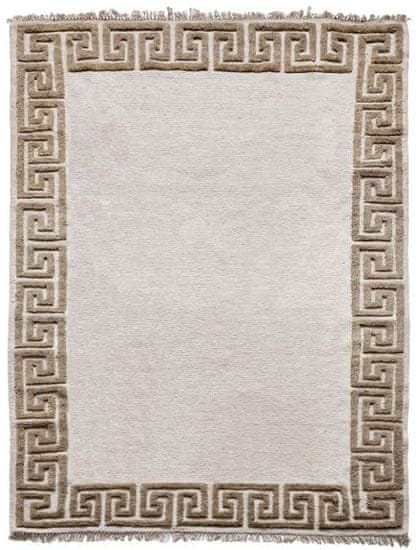 Diamond Carpets Ručně vázaný kusový koberec Greek DESP P86 Ivory White Antique Mud