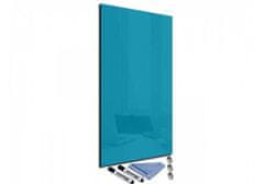 Glasdekor Magnetická skleněná tabule 120x40cm - Barva: Tyrkysově modrá