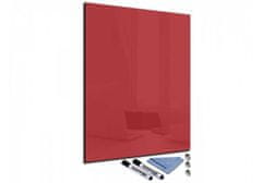 Glasdekor Metalová magnetická tabule 60x40cm jednobarevná - Barva: Tmavě červená