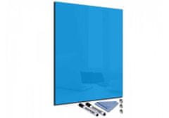 Glasdekor Magnetická skleněná tabule 100x150cm - Barva: Lehce modrá