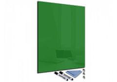 Glasdekor Magnetická skleněná tabule 90x70cm - Barva: Zelená 